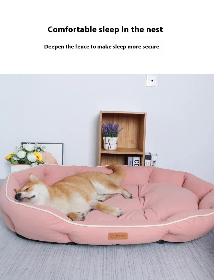 Pet Sofa Sleeping Bed Large Dog Bed House for Cats Big Space Dog Sofa Sleeping Mat Winter Warm Dog Cushion