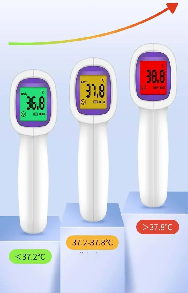 Pet Non-contact Laser Temperature Pet Ear Thermometer Infrared Fever Thermometer Medical Household Digital LCD Infant Pet