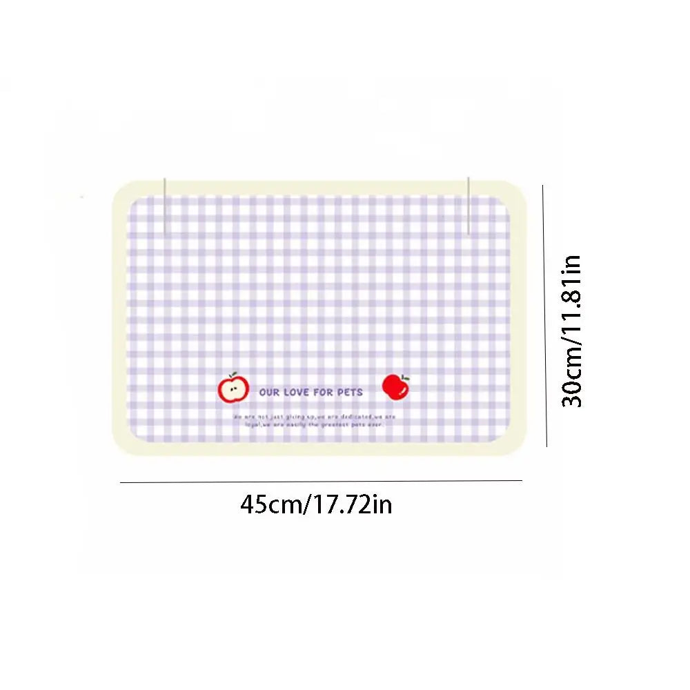 Pet Supplies PU Leather Pet Anti Spill Placemat Waterproof Folding Dog Food Pad Oil Resistant Anti Slip Cat Bowl Mat Puppy