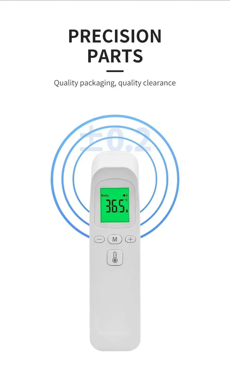 Pet Non-contact Laser Temperature Pet Ear Thermometer Infrared Fever Thermometer Medical Household Digital LCD Infant Pet