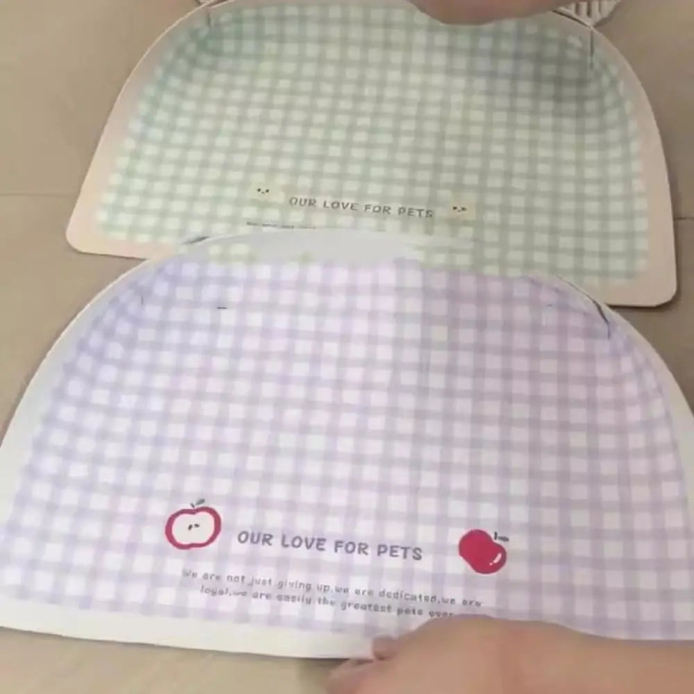 Pet Supplies PU Leather Pet Anti Spill Placemat Waterproof Folding Dog Food Pad Oil Resistant Anti Slip Cat Bowl Mat Puppy