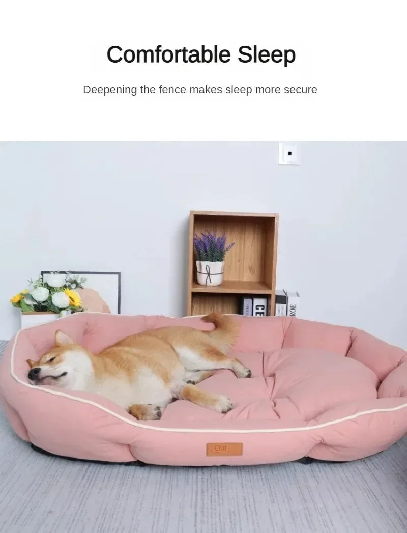 Pet Sofa Sleeping Bed Large Dog Bed House for Cats Big Space Dog Sofa Sleeping Mat Winter Warm Dog Cushion