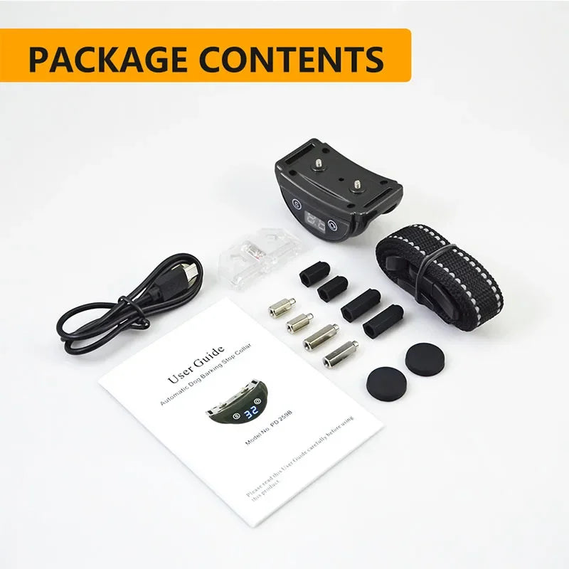 Pet Anti Bark Training Device  Automatic  Collar for Small  Dog Working Modes Choose