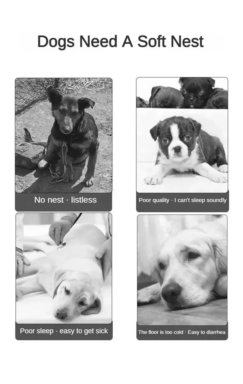 Pet Sofa Sleeping Bed Large Dog Bed House for Cats Big Space Dog Sofa Sleeping Mat Winter Warm Dog Cushion