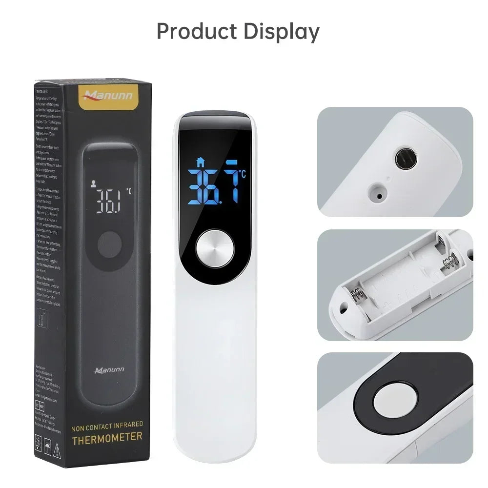 Pet Non-contact Laser Temperature Pet Ear Thermometer Infrared Fever Thermometer Medical Household Digital LCD Infant Pet