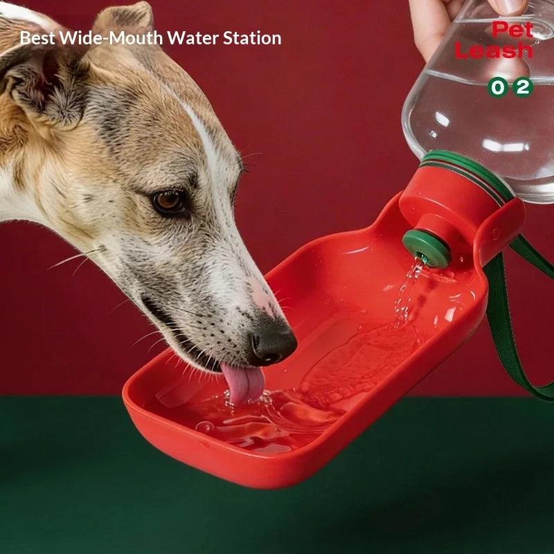 Portuguese football team pet dog and cat drinking bowl outdoor travel leak-proof puppy water fountain pug Chihuahua Labrador