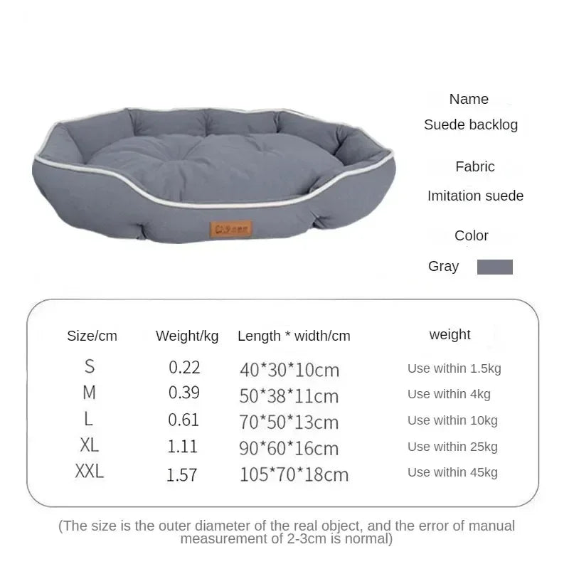 Winter Dog Sofa Big Bed Pets Dogs Accessories Small Breeds Accessory Bedding Pet Supplies Cushions Mat Bad Blanket Cushion